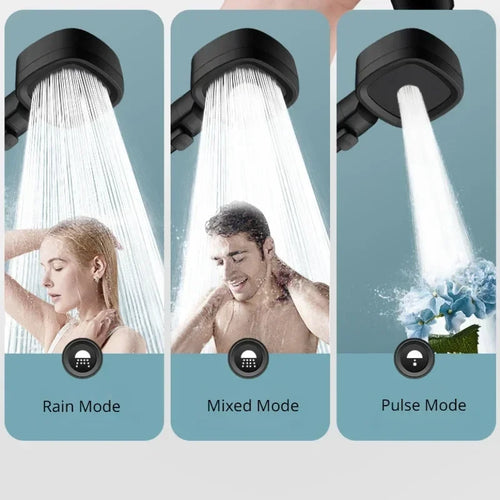 Adjustable Three-Mode Shower Head